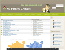 Tablet Screenshot of mapublicitegratuite.com